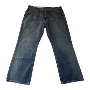 Ariat M4 Mens Low Rise Boot Cut Jeans 40/30 Medium Wash Relaxed Fit Western